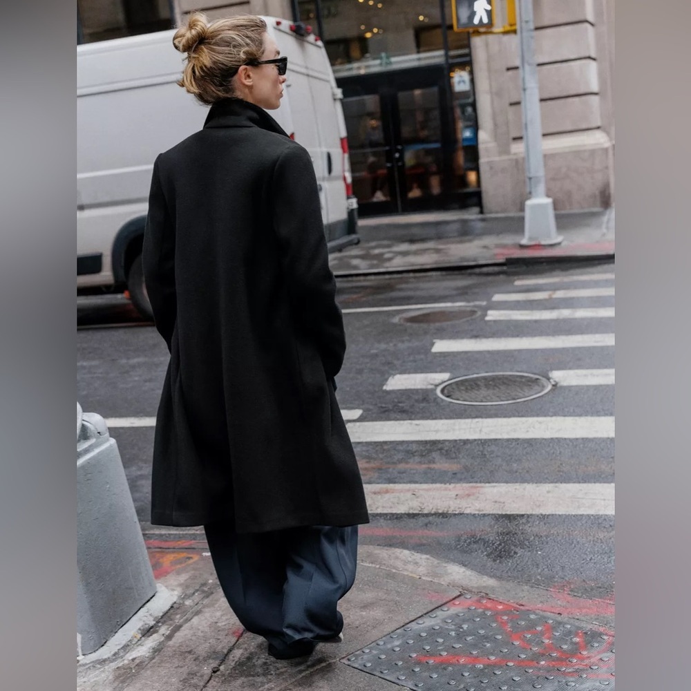 Sophisticated Black Trench Coat for Women
